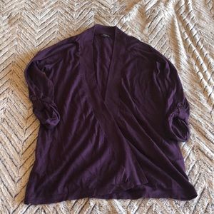 Express 3/4 Length Wrap-around Cardigan